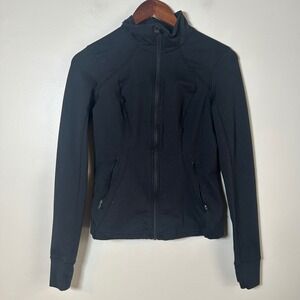 Zella Womens Black Full Zip Active Jacket Athletic Athleisure‎ Size Small